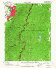 Buena Vista Virginia Historical topographic map, 1:24000 scale, 7.5 X 7.5 Minute, Year 1965