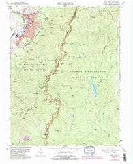 Buena Vista Virginia Historical topographic map, 1:24000 scale, 7.5 X 7.5 Minute, Year 1965
