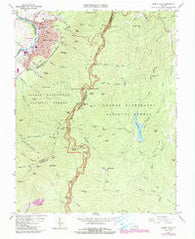 Buena Vista Virginia Historical topographic map, 1:24000 scale, 7.5 X 7.5 Minute, Year 1965