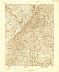 Buena Vista Virginia Historical topographic map, 1:48000 scale, 15 X 15 Minute, Year 1935