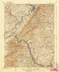 Buena Vista Virginia Historical topographic map, 1:62500 scale, 15 X 15 Minute, Year 1939