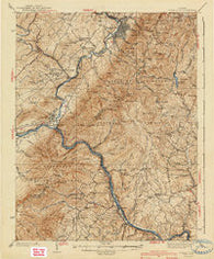 Buena Vista Virginia Historical topographic map, 1:62500 scale, 15 X 15 Minute, Year 1940