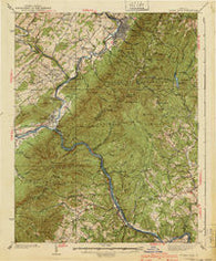 Buena Vista Virginia Historical topographic map, 1:62500 scale, 15 X 15 Minute, Year 1940