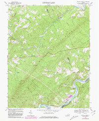 Buffalo Ridge Virginia Historical topographic map, 1:24000 scale, 7.5 X 7.5 Minute, Year 1969