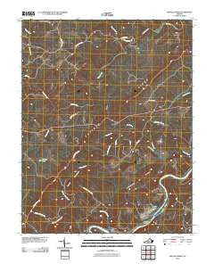 Buffalo Ridge Virginia Historical topographic map, 1:24000 scale, 7.5 X 7.5 Minute, Year 2010