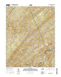 Buffalo Ridge Virginia Current topographic map, 1:24000 scale, 7.5 X 7.5 Minute, Year 2016