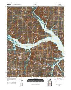 Buffalo Springs Virginia Historical topographic map, 1:24000 scale, 7.5 X 7.5 Minute, Year 2010