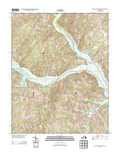 Buffalo Springs Virginia Historical topographic map, 1:24000 scale, 7.5 X 7.5 Minute, Year 2013
