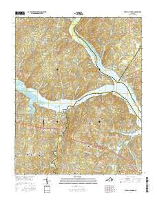 Buffalo Springs Virginia Current topographic map, 1:24000 scale, 7.5 X 7.5 Minute, Year 2016