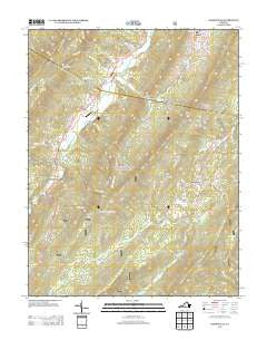 Burnsville Virginia Historical topographic map, 1:24000 scale, 7.5 X 7.5 Minute, Year 2013