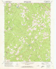Caledonia Virginia Historical topographic map, 1:24000 scale, 7.5 X 7.5 Minute, Year 1970