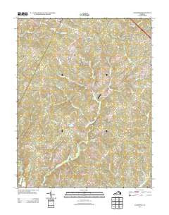 Caledonia Virginia Historical topographic map, 1:24000 scale, 7.5 X 7.5 Minute, Year 2013