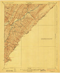 Callaghan Virginia Historical topographic map, 1:62500 scale, 15 X 15 Minute, Year 1923