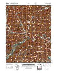 Callaghan Virginia Historical topographic map, 1:24000 scale, 7.5 X 7.5 Minute, Year 2011