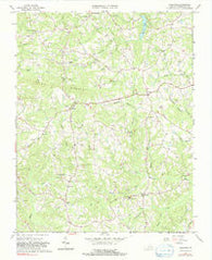 Callands Virginia Historical topographic map, 1:24000 scale, 7.5 X 7.5 Minute, Year 1965