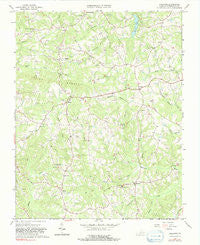 Callands Virginia Historical topographic map, 1:24000 scale, 7.5 X 7.5 Minute, Year 1965