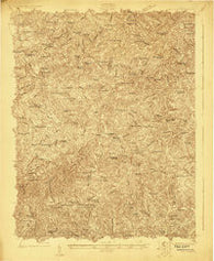 Callands Virginia Historical topographic map, 1:48000 scale, 15 X 15 Minute, Year 1922