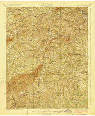 Callands Virginia Historical topographic map, 1:62500 scale, 15 X 15 Minute, Year 1924