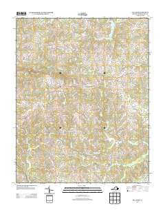 Callands Virginia Historical topographic map, 1:24000 scale, 7.5 X 7.5 Minute, Year 2013