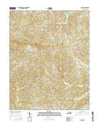 Callands Virginia Current topographic map, 1:24000 scale, 7.5 X 7.5 Minute, Year 2016