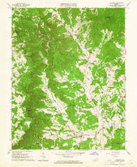 Callaway Virginia Historical topographic map, 1:24000 scale, 7.5 X 7.5 Minute, Year 1963