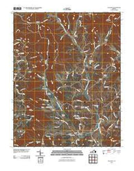 Callaway Virginia Historical topographic map, 1:24000 scale, 7.5 X 7.5 Minute, Year 2010