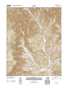 Callaway Virginia Historical topographic map, 1:24000 scale, 7.5 X 7.5 Minute, Year 2013