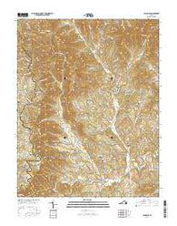 Callaway Virginia Current topographic map, 1:24000 scale, 7.5 X 7.5 Minute, Year 2016