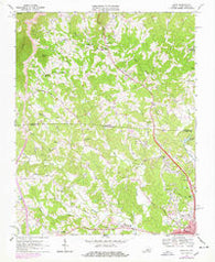 Cana Virginia Historical topographic map, 1:24000 scale, 7.5 X 7.5 Minute, Year 1968