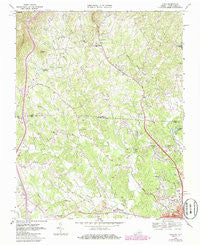 Cana Virginia Historical topographic map, 1:24000 scale, 7.5 X 7.5 Minute, Year 1968