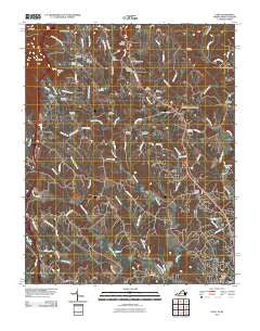 Cana Virginia Historical topographic map, 1:24000 scale, 7.5 X 7.5 Minute, Year 2010
