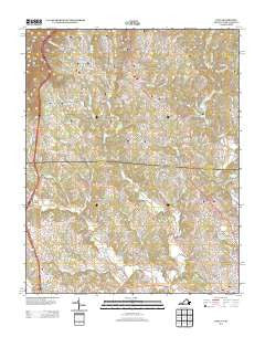 Cana Virginia Historical topographic map, 1:24000 scale, 7.5 X 7.5 Minute, Year 2013