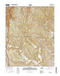 Cana Virginia Current topographic map, 1:24000 scale, 7.5 X 7.5 Minute, Year 2016
