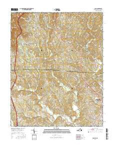 Cana Virginia Current topographic map, 1:24000 scale, 7.5 X 7.5 Minute, Year 2016