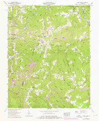 Caney Ridge Virginia Historical topographic map, 1:24000 scale, 7.5 X 7.5 Minute, Year 1958