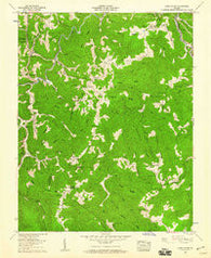Caney Ridge Virginia Historical topographic map, 1:24000 scale, 7.5 X 7.5 Minute, Year 1958