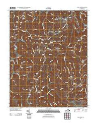 Caney Ridge Virginia Historical topographic map, 1:24000 scale, 7.5 X 7.5 Minute, Year 2011