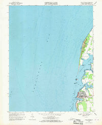 Cape Charles Virginia Historical topographic map, 1:24000 scale, 7.5 X 7.5 Minute, Year 1968