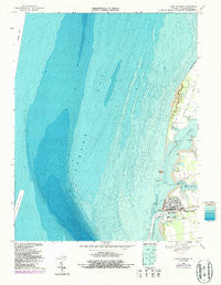 Cape Charles Virginia Historical topographic map, 1:24000 scale, 7.5 X 7.5 Minute, Year 1968
