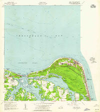 Cape Henry Virginia Historical topographic map, 1:24000 scale, 7.5 X 7.5 Minute, Year 1955