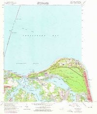 Cape Henry Virginia Historical topographic map, 1:24000 scale, 7.5 X 7.5 Minute, Year 1964