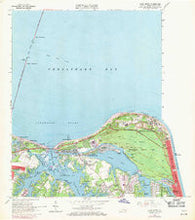 Cape Henry Virginia Historical topographic map, 1:24000 scale, 7.5 X 7.5 Minute, Year 1964