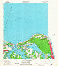 Cape Henry Virginia Historical topographic map, 1:24000 scale, 7.5 X 7.5 Minute, Year 1964