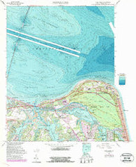 Cape Henry Virginia Historical topographic map, 1:24000 scale, 7.5 X 7.5 Minute, Year 1964