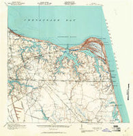 Cape Henry Virginia Historical topographic map, 1:62500 scale, 15 X 15 Minute, Year 1918