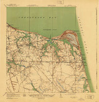 Cape Henry Virginia Historical topographic map, 1:62500 scale, 15 X 15 Minute, Year 1919
