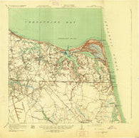 Cape Henry Virginia Historical topographic map, 1:62500 scale, 15 X 15 Minute, Year 1919