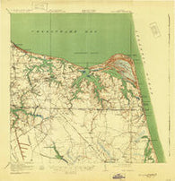 Cape Henry Virginia Historical topographic map, 1:62500 scale, 15 X 15 Minute, Year 1919