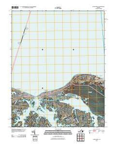 Cape Henry Virginia Historical topographic map, 1:24000 scale, 7.5 X 7.5 Minute, Year 2010