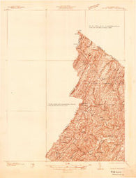 Capon Bridge West Virginia Historical topographic map, 1:48000 scale, 15 X 15 Minute, Year 1937